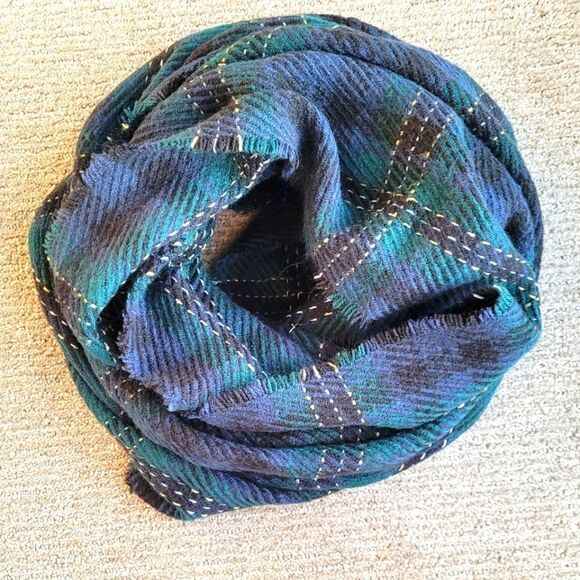 Modena Plaid Infinity Scarf - Picture 1 of 6